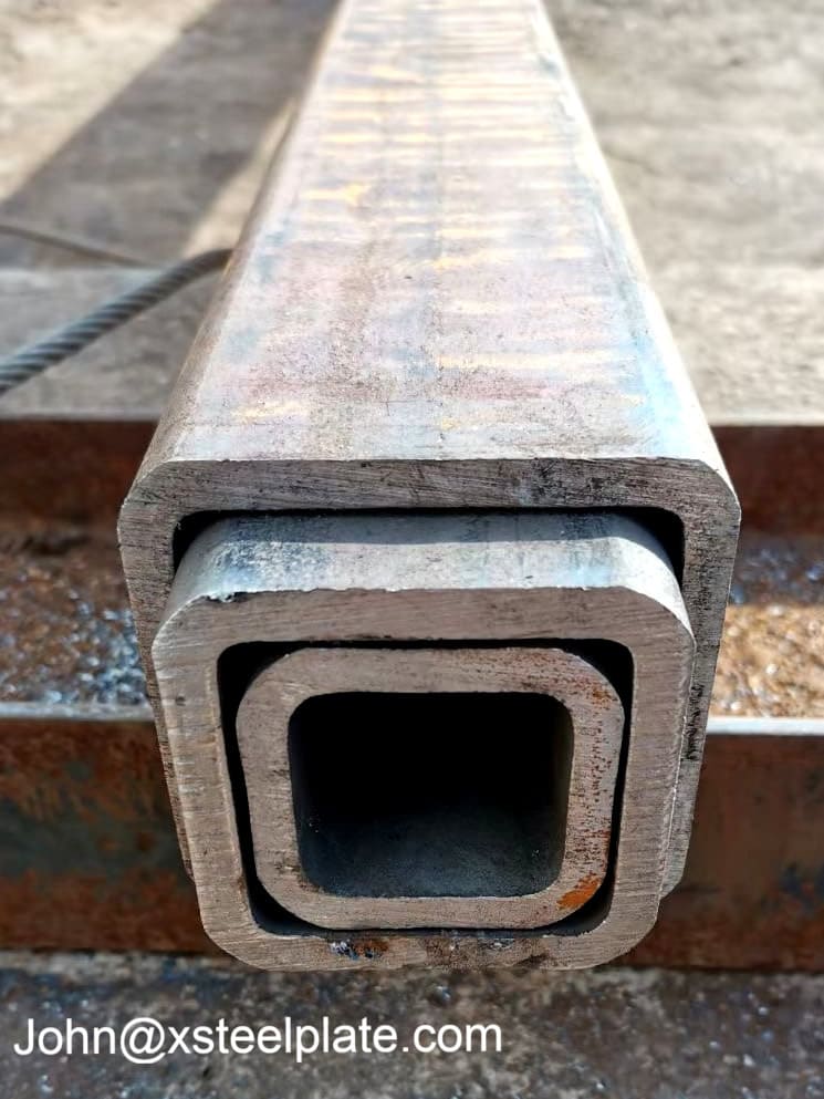 A36 carbon structure pipe,ASTM A36 square hollow section