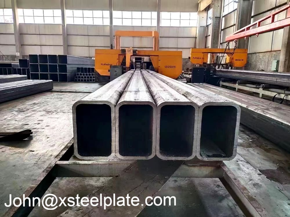 Q355B rectangular hollow section,q355b square hollow section and Q355B steel pipe