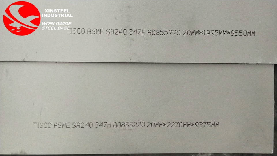 SA240 347h stainless plate