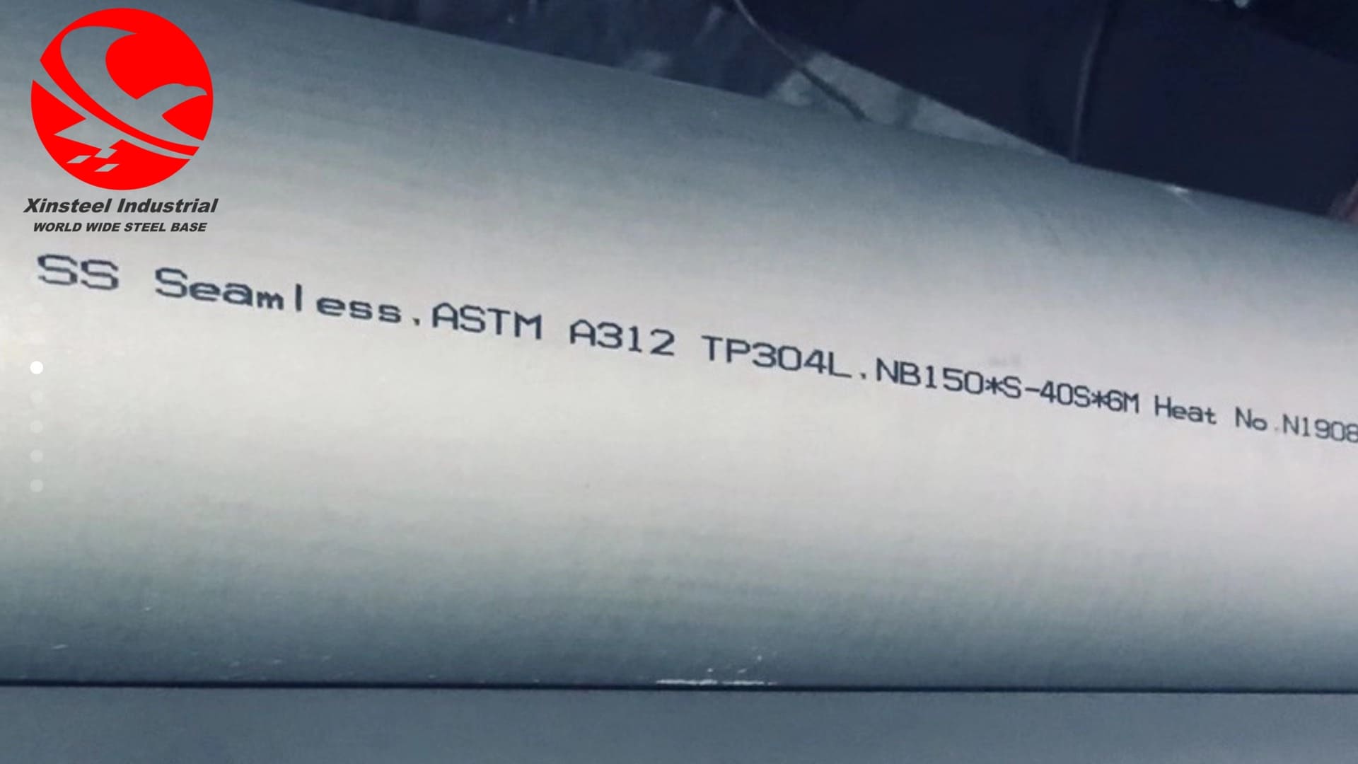 Stainless pipe A312 TP304L