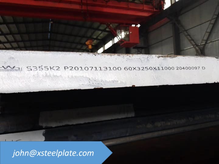 S355K2 steel plate