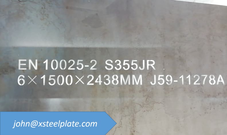 Metal plate s355jr
