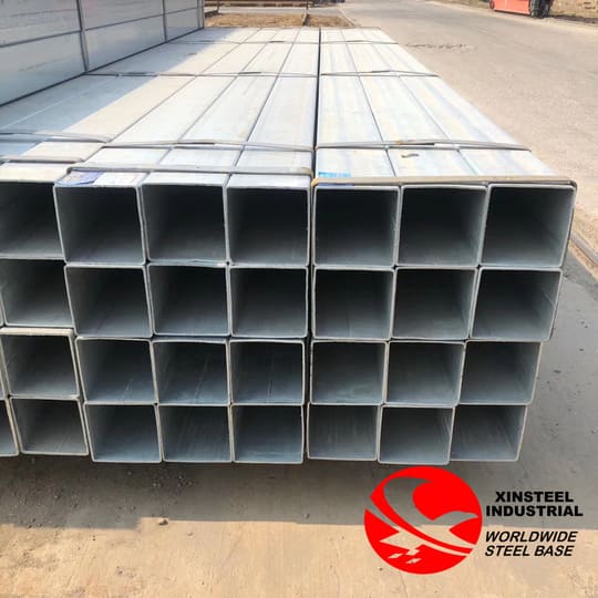 S355J2 zinc coated square tube