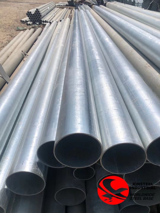 SS400 galvanized round pipe