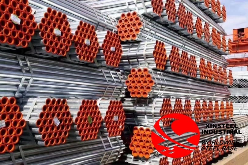 Znic coated round pipe