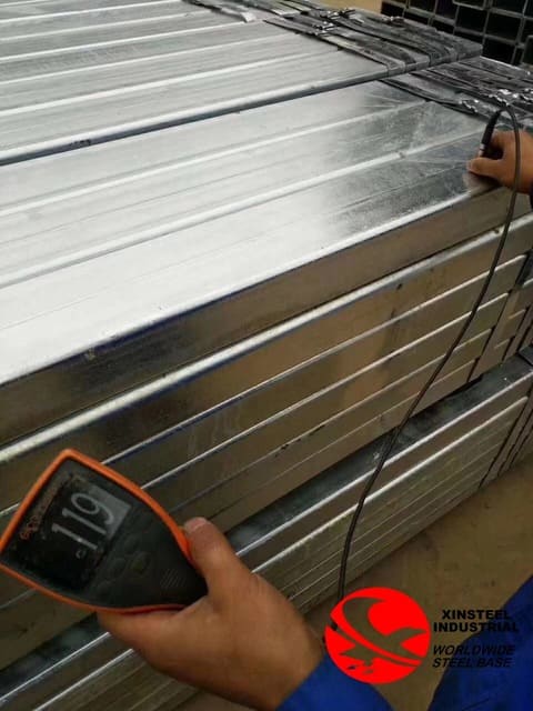 galvanized steel square tube