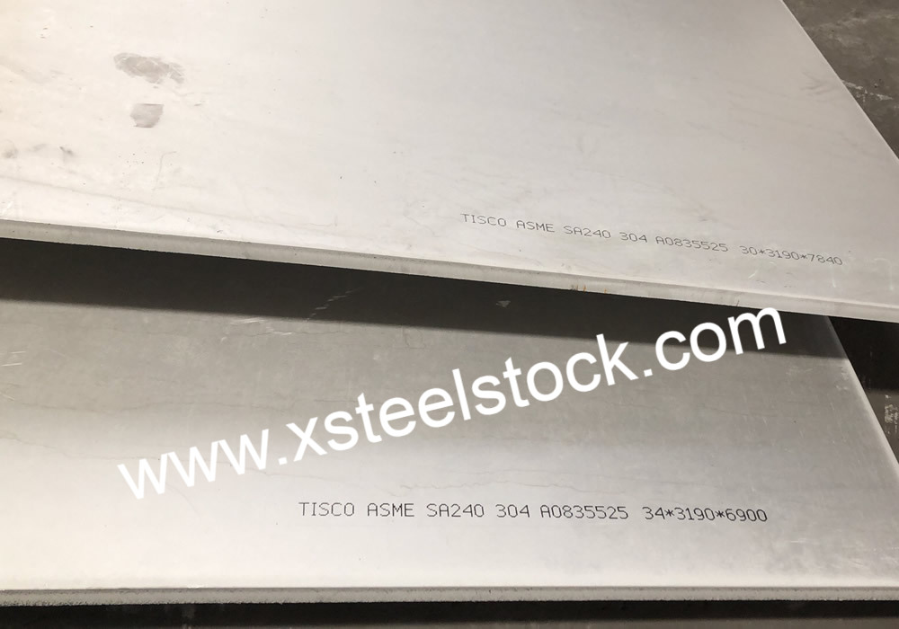 A240 tp304 stainless plate,sa240 tp304 stainless steel sheet
